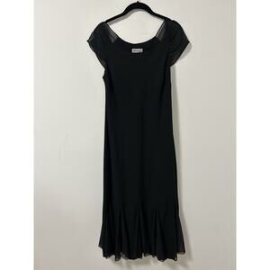 VTG Metaphor Dress Woman's Size 10 Black‎ Dark Fairy WhimsiGoth Formal Witchy